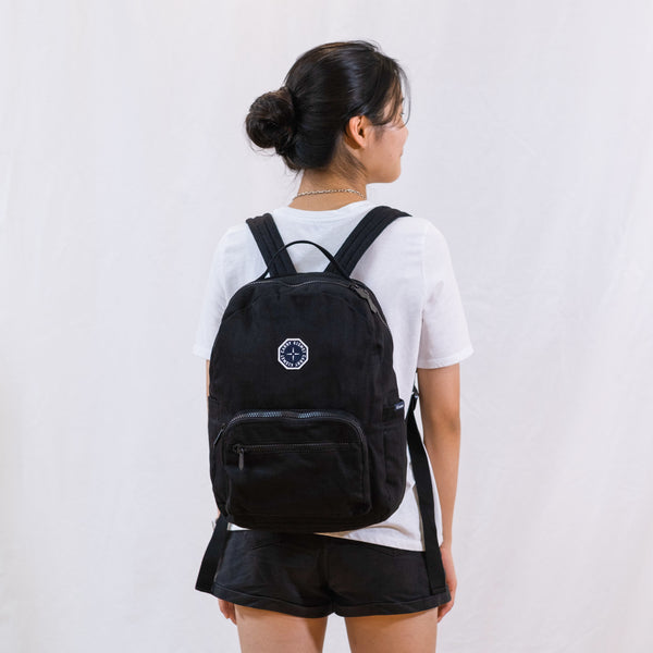 Everyday Denim Backpack | Black