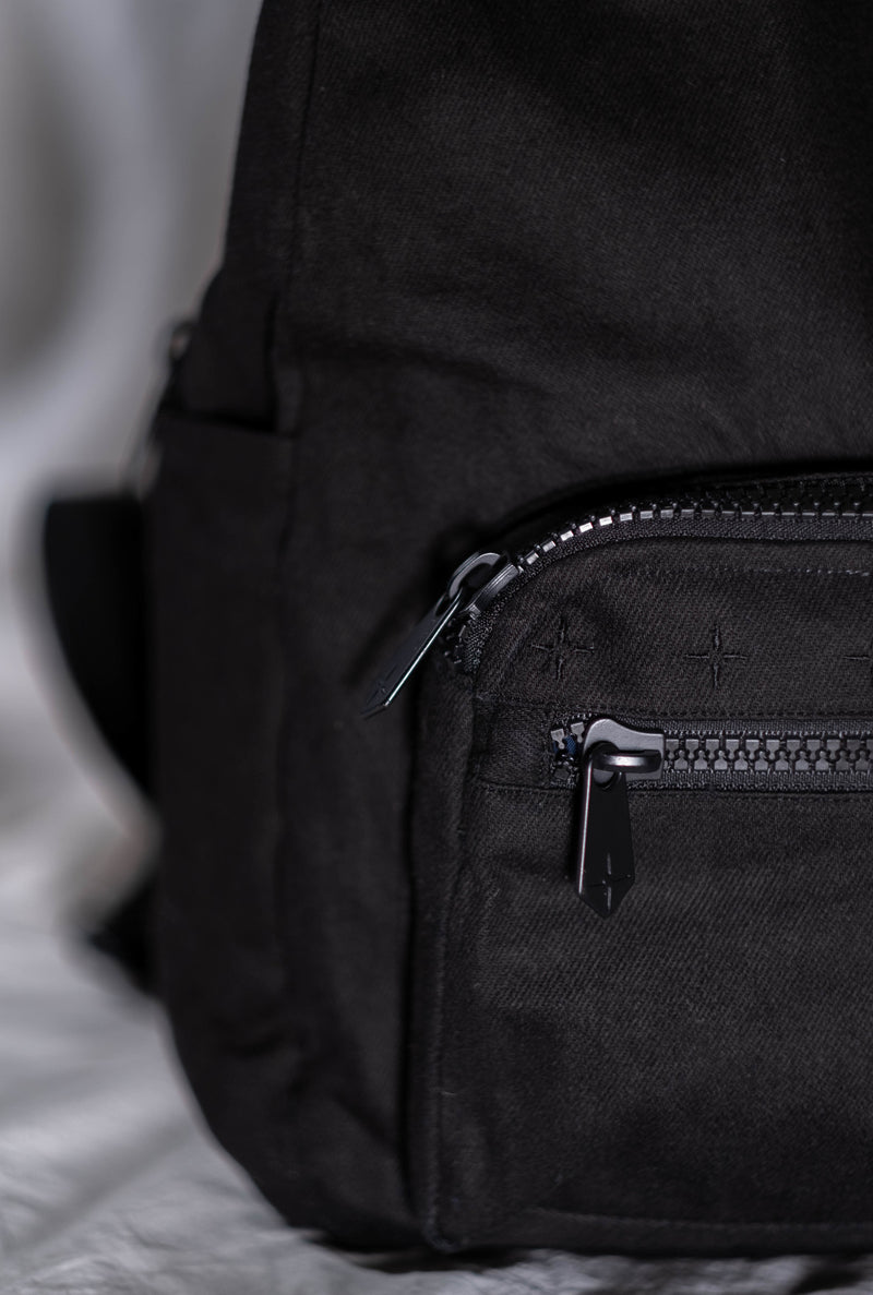 Everyday Denim Backpack | Black